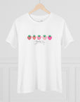 Women's Regular Fit Cotton Tee B.10 - Berry Sweet